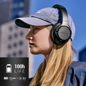 Hovedtelefoner Energy Sistem 458394 Sort