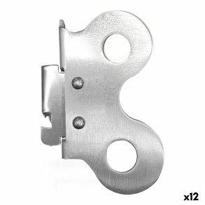 D�se�bner St�l S�lvfarvet 7,3 x 4,6 cm 1,5 mm (12 enheder)