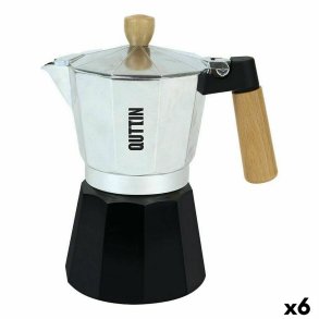 Italiensk Kaffekande Quttin Tr Aluminium 12 Skodelice (6 enheder)