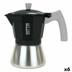 Italiensk Kaffekande Quttin Aluminium Stl 6 Kopper 300 ml (6 enheder)