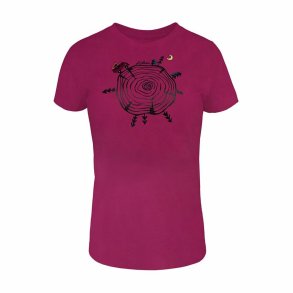 Kortrmet Sport T-shirt Joluvi Wood W Magenta