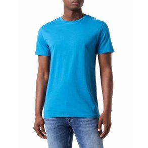 Kort�rmet T-shirt til M�nd Joluvi Combed Cotton Bl�