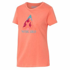 Kortrmet T-shirt til Mnd Joluvi Nature Lover Orange