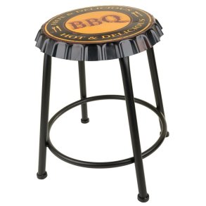 Taburet Alexandra House Living Metal Jern 35 x 46 x 35 cm