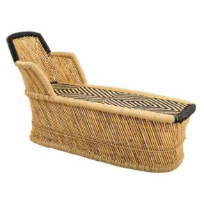 Lealnik Alexandra House Living Sort Natur 48 x 78 x 110 cm