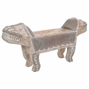 Borddekoration Alexandra House Living Hvid Brun Tr 40 x 17 x 80 cm Lve