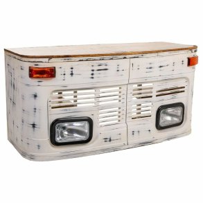 Skrivebord Alexandra House Living Hvid Tr Jern 65 x 75 x 155 cm