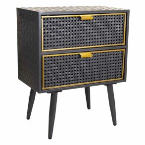 Natbord Alexandra House Living Brun Sort Gr 30 x 62 x 50 cm