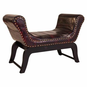 Stol Alexandra House Living Brun Polyuretan Tr MDF 40 x 65 x 90 cm