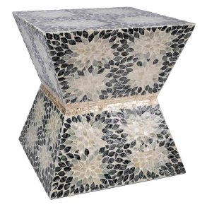 Taburet Alexandra House Living Bl Tr MDF 45 x 48 x 46 cm