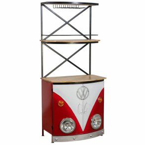 Bar-mbler Alexandra House Living Hvid Natur Marinebl 60 x 180 x 75 cm