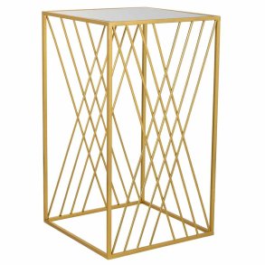Hjrnebord Alexandra House Living Guld 40 x 70 x 40 cm