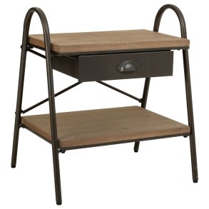 Natbord Alexandra House Living Brun 42 x 60 x 52 cm