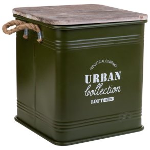 Taburet Alexandra House Living Grn Metal Tov Gran 36 x 36 x 39 cm