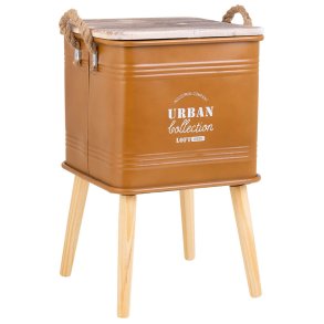 Natbord Alexandra House Living Brun 34 x 34 x 55 cm