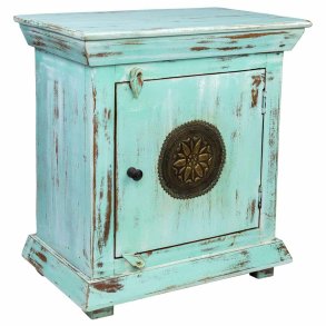 Natbord Alexandra House Living Sort Grn 35 x 60 x 55 cm