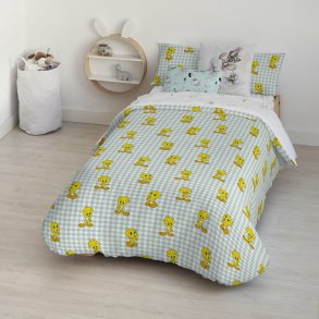 Nordisk cover Piolín Tweety Vichy Multifarvet 175 Trde 155 x 220 cm