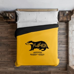 Nordisk cover Harry Potter Hufflepuff Values Gul Multifarvet 175 Trde 220 x 220 cm Seng 135/140