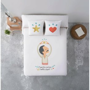 Senget�ppe (vatt�ppe) Decolores Rock Star Multifarvet