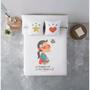 Senget�ppe (vatt�ppe) Decolores Superherore Chica Multifarvet Superheltinde