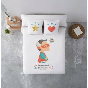 Senget�ppe (vatt�ppe) Decolores Superheroe Chico Multifarvet Superhelt