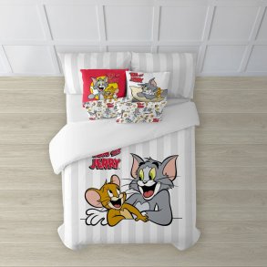 Nordisk cover Tom & Jerry Tom & Jerry Basic Multifarvet 175 Trde 140 x 200 cm