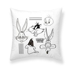 Pudebetrk Looney Tunes Looney B&w B Hvid Multifarvet 45 x 45 cm