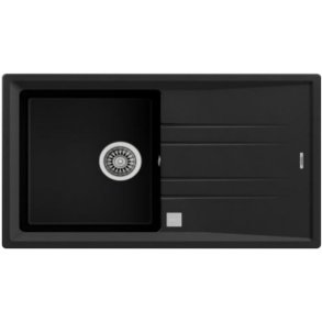 Vask med et rum Teka STONE 50BTG Sort