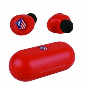 Trdlse hretelefoner med etui til opladning Atltico Madrid 4906036 Rd