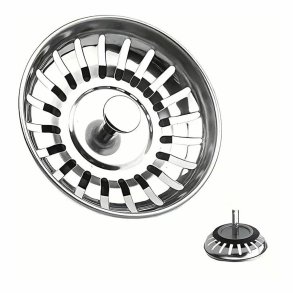 Hndvaskefiltre Silex Rustfrit stl  8 cm Slvfarvet