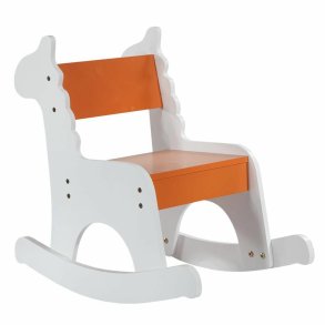 Gyngestol Alexandra House Living Hvid Orange Tr MDF 33 x 55 x 51,5 cm Brns Giraf