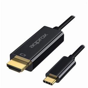 USB-C til HDMI-kabel approx! APPC52 Sort 4K Ultra HD