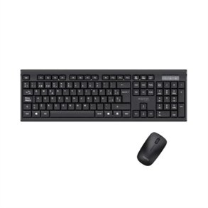 Tastatur og mus approx! MX410 Sort Spansk Spansk qwerty (2 enheder)