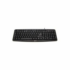 Tastatur iggual CK-BASIC-105T QWERTY USB Sort Spansk Abe (1 Dele)