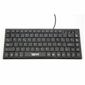 Tastatur iggual Teclado USB compacto TKL Slim TKL-USB negro Sort