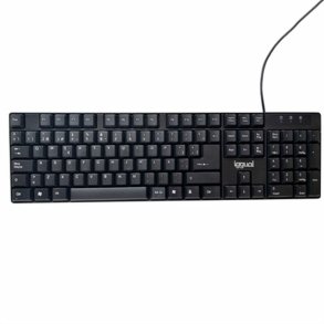 Tastatur iggual CK-FRAMELESS-105T Sort