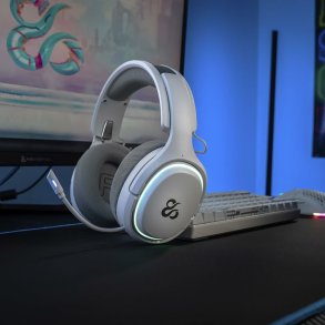 Hovedtelefoner Newskill NS-HS-ATONV2-IVORY