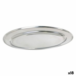 Bakke Privilege 42853 Rustfrit st�l Oval (18 enheder) (35 x 22,2 cm)