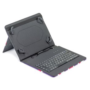 Bluetooth keyboard med tabletst�tte Maillon Technologique Sort Spansk qwerty