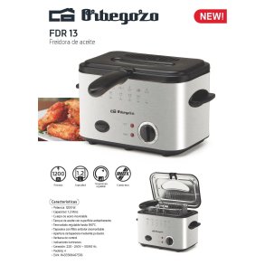 Frituregryde Orbegozo FDR13 St�l 1200 W 1,2 L