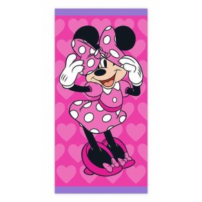 Strandhndklde Minnie Mouse Me time Bomuld 70 x 140 cm