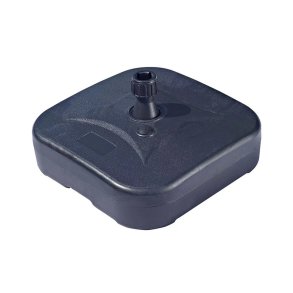 Fod for strandparasol Marbueno Sort Plastik 45 x 14 x 45 cm