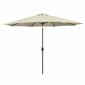 Marbueno Parasoll Stl 8 Stnger D270 cm Polyester Beige Have, Pool, Terrasse 10483