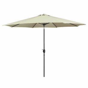 Marbueno Parasol Stl 8 Spidser D300 cm Polyester Beige Have, Pool, Terrasse 10486
