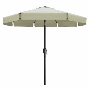Marbueno Parasoll Stl 8 Stnger D270 cm Polyester Beige Have, Pool, Terrasse 10488