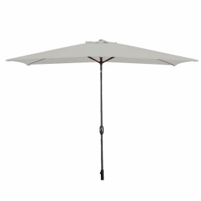 Marbueno Parasoll Stl 8 Stnger 200x300 cm Polyester Hvid Have, Pool, Terrasse