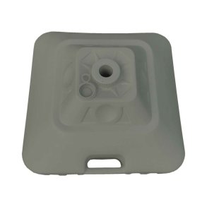Marbueno Base Parasoll Kvadratisk Plast 45x45x27 cm 30L Hvid Have, Pool, Terrasse