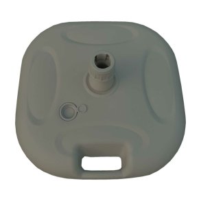 Marbueno Base Sombrilla Plast 45x45x14 cm 20L Hvid Have, Pool, Terrasse 10500