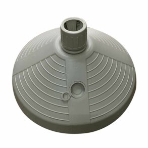 Marbueno Base Umbrella Rund Plast 38x38x14 cm 10L Hvid Have, Pool, Terrasse 10502