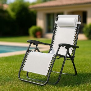 Polstrede Campingstol Marbueno Gr� 90 x 108 x 66 cm